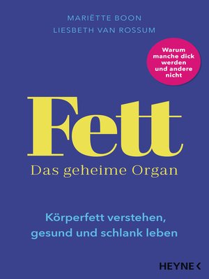 cover image of Fett – Das geheime Organ